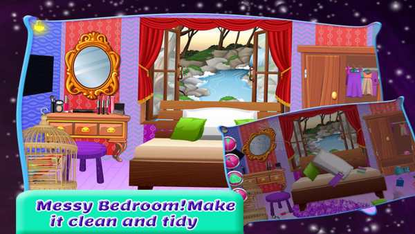 School Girls House Cleaning Games screenshot 2