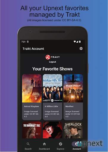 UpNext TV Series Manager 8 تصوير الشاشة