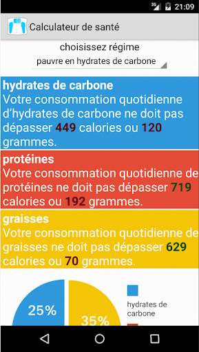 Calculateur de santé screenshot 4