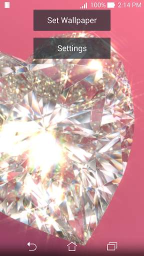 Diamonds Live Wallpaper Free screenshot 4