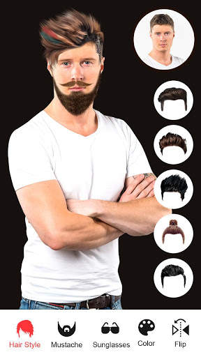 Man Hair Mustache Style : Boy Photo Editor screenshot 3