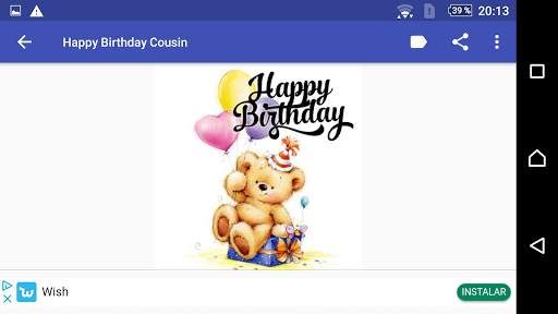 Happy Birthday Cousin screenshot 4