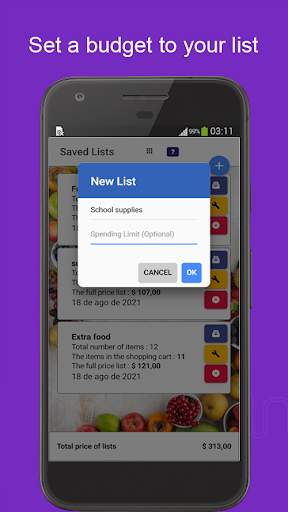 Shopping List Calculate Price screenshot 2