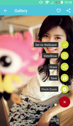 Cute Korean Girl Wallpaper screenshot 3