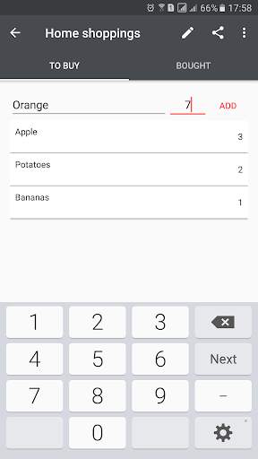 Family Shopping List Manager screenshot 4