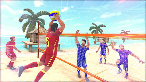 Game Sim Offline Bola Voli 3D screenshot 2