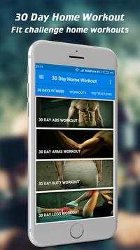 Home Workouts - No Equipment 2018 screenshot 1