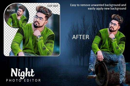 Night Photo Editor App 1 تصوير الشاشة