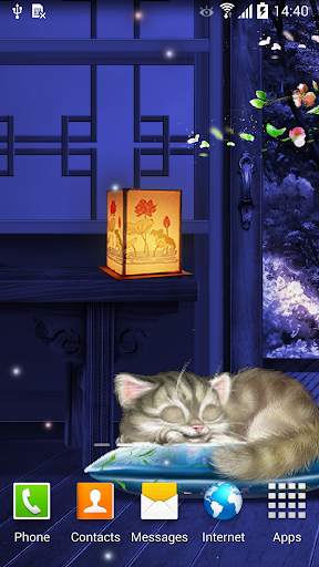 Sleeping Cat Live Wallpaper screenshot 3