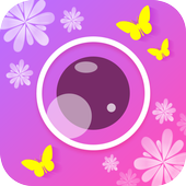 Sweet selfie camera collage icon