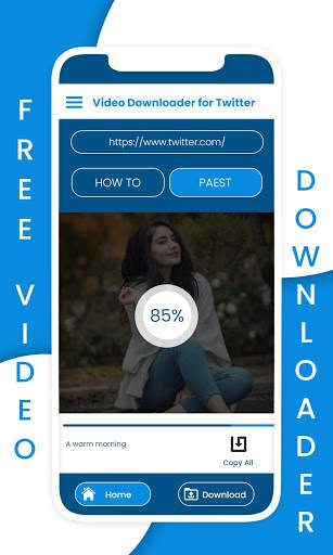 Download Twitter Videos -Twitter video downloading screenshot 1