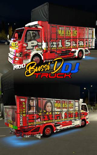 Mod bussid truk canter dj mino screenshot 1