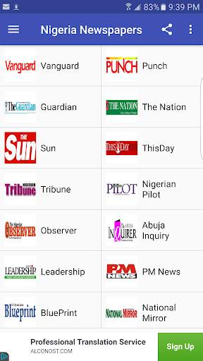 Nigeria Newspapers screenshot 4