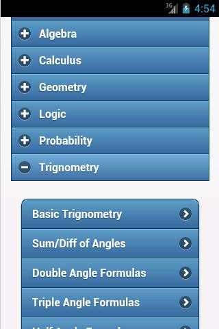 Maths Formulas screenshot 2