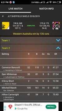 Cricket 360 live screenshot 5