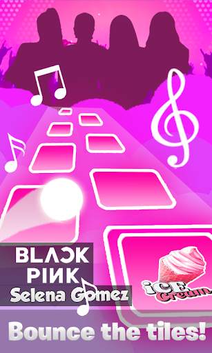 Blackpink Tiles Hop - Ice Cream Bounce Game screenshot 1