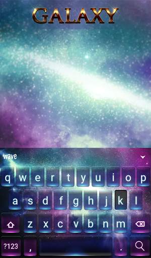 Galaxy Animated Keyboard скриншот 2