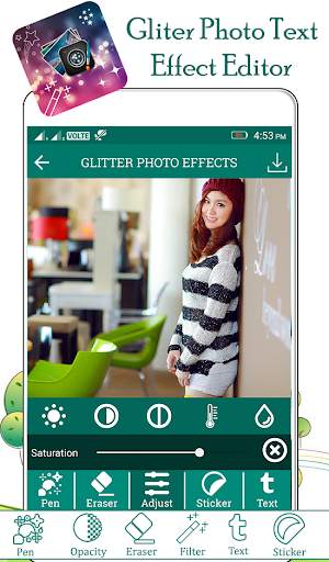 Glitter Photo Text Effect screenshot 3
