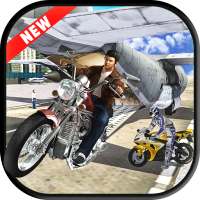 Airplane Pilot Bike Transporter Flight icon