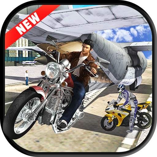 Airplane Pilot Bike Transporter Flight 1.0
