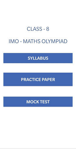 CLASS 8 - IMO [ MATHS OLYMPIAD] screenshot 1