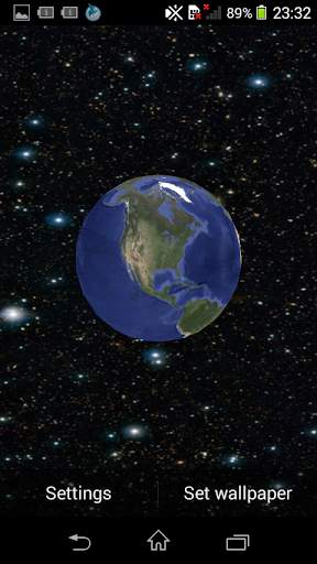 Planet Galaxy Live Wallpaper screenshot 1