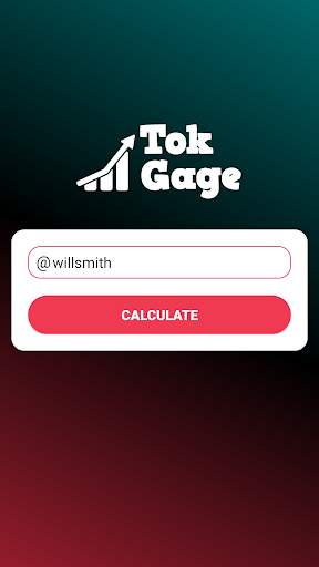 TokGage: engagement calculator for TikTk screenshot 1