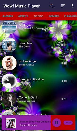 Wow! Music Player screenshot 2