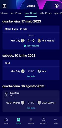 Champions League Oficial screenshot 2
