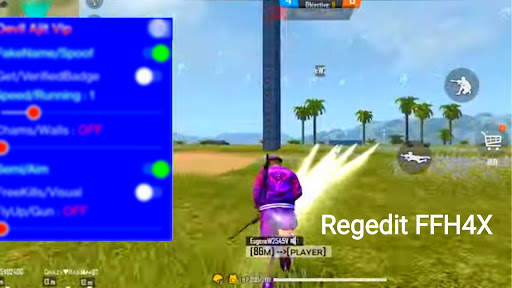 Regedit H4X Mod Menu Fire Ha screenshot 1
