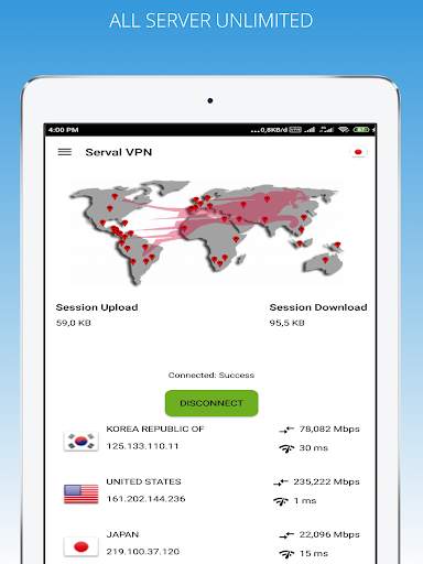 Serval VPN - Free Unlimited, Protects Your Privacy screenshot 11