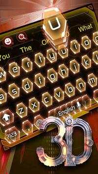 3D Cool Industrial-Style Keyboard screenshot 1