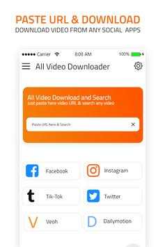 Video Downloader Download Social videos screenshot 2