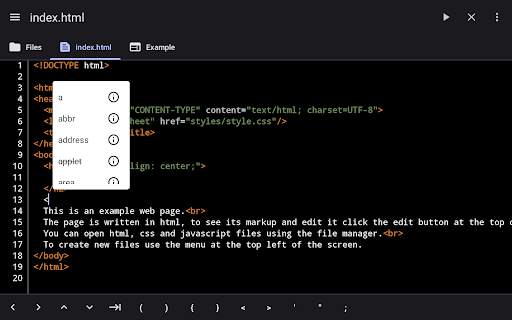 WebCode - html, css, js ide screenshot 10