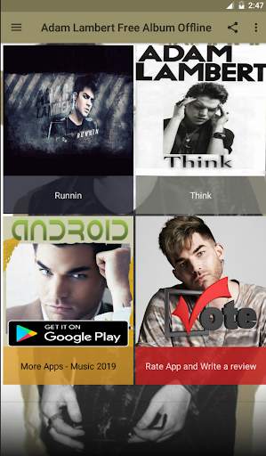Adam Lambert Free Album Offline screenshot 4