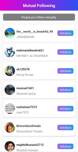 InsPlus - Unfollowers for Instagram screenshot 5