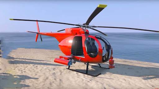 Super Hero Flying Helicopter Stunt Racing Games screenshot 1