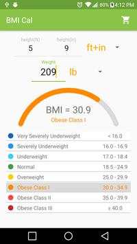 BMI Cal screenshot 3