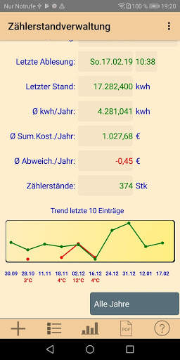 HB-Verbrauchszähler Lite screenshot 3