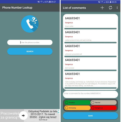 Phone Number Lookup - Free Yellow Pages Directory screenshot 1