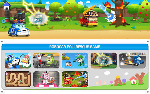 Robocar Poli Rescue - Kid Game screenshot 2
