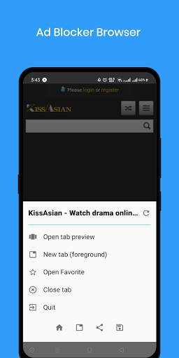K-Browser for KissAnime & KDrama 5 تصوير الشاشة