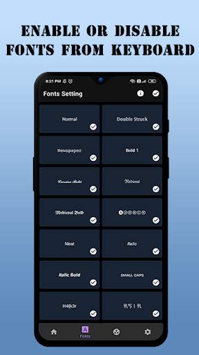 Fonts Keyboard - 100  Fancy Fonts & Emoji Keyboard screenshot 6