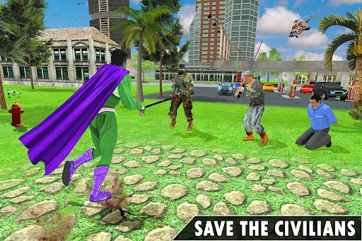 Black Hero Rope Boy Crime Battle: Jeu d'action screenshot 2