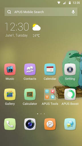 Never-APUS Launcher theme screenshot 1