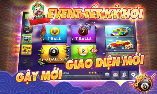 Bida Online: 8 Pool Ball, Bida Phỏm Tá Lả 7 Lá, 3D screenshot 1