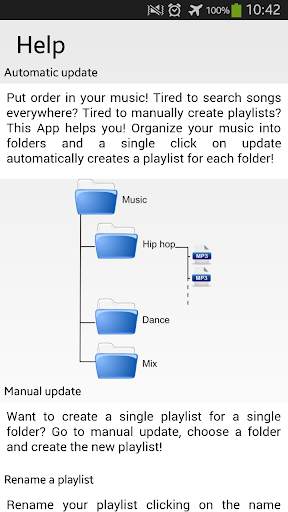 Playlist Organizer - Create playlists from folders screenshot 7
