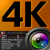 4k ultra HD Camera icon