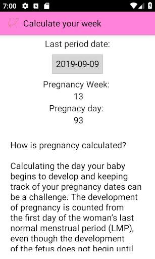 Pregnancy weekly info app screenshot 5