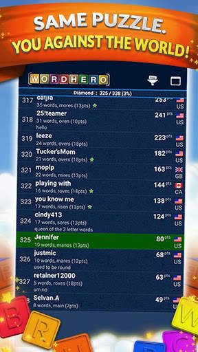 WordHero: Word Hero screenshot 4